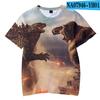 Mingcall Hui fábrica de prendas de roble juego impresión 3D camiseta de manga corta para adulto
