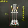 Aparato de Electrólisis del Agua Demostrador de Electrólisis del Agua Dispositivo para Producir Hidrógeno y Oxígeno Equipo para Experimentos Químicos Instrumento de Enseñanza