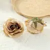 Cabeças de Flores de Seda Rosa com Diamante Sintético DIY Coroa de Flores Feita à Mão Acessórios de Cabelo Materiais Casamento Hotel Decoração Acessórios Flores Atacado