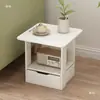 Mesa de centro nórdica mesa auxiliar para sofá de sala mueble mesa de rincón mesita de noche mesa cuadrada pequeña mesa cuadrada mesa pequeña para minidepartamento mesa auxiliar