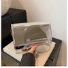 Bolso de Hombro Brillante Sencillo de Moda Bolso de Hombro Retro Bolso de Axila Nuevo Retro para Mujer Invierno 2025 Bolso Cuadrado Pequeño