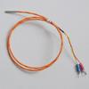 Sonda de medición de temperatura tipo K con carcasa de cable multifilar recubierto de teflón naranja