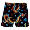 Dragón Chino Impresión 3D Bañador para Hombre Pantalones Cortos Hawaianos de Playa Sueltos Secado Rápido Pantalones Cortos de Tabla de Surf Ropa de Baño Street