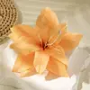 Accesorios de Pasador de Flor de Lirio Estilo Vacacional Transfronterizo Europeo y Americano, Pinza para el Cabello de Flor Artificial Súper Hada para Mujeres