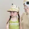 Sombrero de Protección Solar para Niños, Gorra de Malla Fina Transpirable de Verano con Ala Ancha, Gorra de Béisbol para Niños y Niñas, Protección Solar, Estilo Coreano
