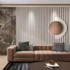Lujo ligero rejilla imitación dormitorio mesita de noche atmosférico papel tapiz sala de estar sofá mármol imitación tela de pared pared de fondo de TV papel tapiz