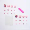 24 piezas de armadura para adultos terminada nuevo estilo lindo dulce patrón de cara sonriente de flor desmontable transfronterizo