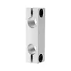 Suporte Paralelo Suporte de Eixo Paralelo Conector Paralelo de Furo Duplo Braçadeira de Fixação Suporte Braçadeira de Fixação Braçadeira de Suporte Paralelo de Dois Furos