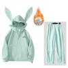 Conjunto de Traje de Esquí para Exteriores con Forro de Felpa Tallas Grandes para Pareja para Mujer, Ropa de Montañismo Impermeable y Resistente al Viento, Conjunto Cálido de Dos Piezas