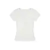 Camiseta de Manga Corta con Botones y Cuello en V Estilo Coreano Simple Heyhenry para Mujer, Corte Ajustado, Top Versátil Casual de Hombro Normal para Verano