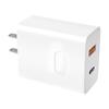 Cargador de doble puerto Ce/Uk/Fcc Adecuado para teléfonos móviles Apple Carga rápida PD Doble puerto 20W Teléfono móvil Enchufe de carga flash certificado