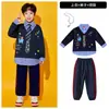 Fantasias de cheerleading infantis, trajes para a cerimônia de abertura do dia esportivo do ensino fundamental, uniformes de classe do jardim de infância e trajes para apresentações em grupo