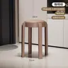 Bolsa Suave Engrosada para Comedor en Casa, Taburete Redondo de Plástico para el Hogar Estilo Nórdico Apilable
