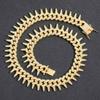 Diamante completo europeu e americano 20mm cravado Thorn Diamond-embedded cubano cadeia punk hip hop retrô marca de moda clavícula cadeia colar de hip hop
