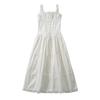 Venta al por mayor 2024 otoño nuevo estilo europeo y americano ropa de mujer simple vestido largo ajustado de tirantes