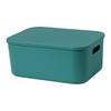 Caja de Almacenamiento de Juguetes Caja de Almacenamiento de Plástico para el Hogar Cesta para Ropa de Armario con Tapa Snacks Sala de Estar Caja de Almacenamiento Caja de Archivos