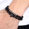AliExpress ebay venta europeo y americano micro-incrustado calavera piedra esmerilada set de pulseras pulsera joyería comercio electrónico