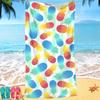Cross-border Pineapple Beach toalha microfibra toalha quadrada absorvente toalha de banho protetor solar de secagem rápida xale impressão digital