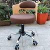 Respaldo de Madera Maciza Silla Elevable de Escritorio Apartamento Pequeño Moderno Sencillo Silla de Computadora de Estudio Silla de Estudiante Silla Giratoria Pequeña para el Hogar