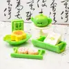 Tetera de Bambú Simulada Juego de Té Accesorios de Resina Material de Pegamento Crema Decoraciones de Escritorio DIY Adornos Juguetes para Casa de Muñecas