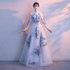 Elegante Vestido de Noche para Mujer 2026 Estilo Nuevo, Elegante y Clásico para Banquetes, Adecuado para Anfitrionas y Socialités, Vestido Largo Rosa que Realza el Cutis