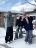 Suéter com Capuz de Tricô Cor Sólida Americano Masculino Outono e Inverno Tendência Solto Casual Versátil Suéter de Alto Padrão Top Casual