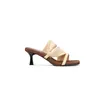 Novedad Verano 2026~Sandalias de Tacón de Aguja con Tiras y Punta Cuadrada Francesa de 6.5cm para Mujer, Adecuadas para Oficina y Uso Casual