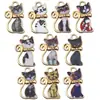 Goteo Aleatorio de Aceite Aleación Gato Lindo Accesorios para Joyería DIY Llavero Aretes Pulsera Collar Colgante Colgante