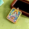 Gran Venta Tíbet Nepal Puro Pintado a Mano Thangka Tara Blanca Núcleo de Tarjeta 4x5