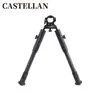 Tripé de Diâmetro de Tubo de 13mm-19mm Tripé de Cabeça Redonda de 6 polegadas Braçadeira de Suporte de Tubo de Tripé Tripé Telescópico Tático Ajustável
