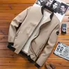Dropshipping Jaqueta Masculina Primavera e Outono Estilo Coreano Slim Cor Sólida Jaqueta Masculina Juventude Masculina Multibolsos