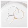 Collar de Oro con Cadena Universal Tipo Pasador que Conserva el Color, Cadena de Caja, Hilo de Cuentas Ajustable, Adecuado para la Clavícula de Mujer, Calidad Garantizada