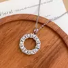Colar Leve Luxo Nicho Anel Pérola Colar Acessórios Moda Simples Dia dos Namorados Chinês Corrente da Clavícula Cruzamento Venda Quente Corrente de Suéter