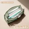 Estuche de Malla Ins Bolsa Sencilla para Lápices Transparente Doble Capa Gran Capacidad Bolsa para Papelería Bolsa de Almacenamiento para Examenes de Estudiante Venta al por Mayor