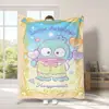 Manta Linda de Dibujos Animados Sanrio para Exportación Transfronteriza Tipo Manta de Franela Estampada Manta para Cuatro Estaciones y Descanso para el Almuerzo con Aire Acondicionado