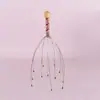 Massageador de cabeça com oito garras arranhando cabeça bola arranhando couro cabeludo coceira garra artefato extrator de alma em estoque