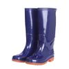 Botas de lluvia azules grandes procesamiento exportación zapatos de agua antideslizantes resistentes al desgaste resistentes al aceite construcción impermeable trabajadores Yuli Wang botas de lluvia altas