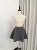 Falda Corta de Punto A-Line Acampanada de Lana de Alto Peso Cómoda de Cintura Alta Adelgazante para Mujer, Tendencia 2026 Estilo Nuevo de Principios de Primavera