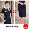 Novo terno profissional feminino verão catering hotel recepção gerente departamento de vendas salão de beleza técnico roupas de trabalho