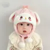 Gorro de Invierno para Protección Facial de Bebé, Calentador de Orejas, Lindo Gorro de Lana para Hombres y Mujeres, Gorro Tejido para Bebés, Gorro para Niños