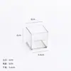 Bandeja acrílica transparente cuadrada para cubo de agua, cubeta recolectora de agua, tanque de agua, caja de almacenamiento, recipiente de cultivo, botella de agua con tapa, tapa sellada