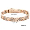 Pulsera Magnética Popular Transfronteriza Europea y Americana, Elegante Aleación de Trébol de Lujo Ligero Incrustada con Diamantes, Pulsera Magnética de Una Fila para Mujer