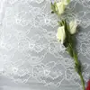 Nuevo tejido de encaje elástico de nailon y spandex para lencería, sujetadores y vestidos de novia
