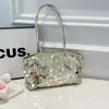 Moda Verano 2026 Bolso de Hombro con Lentejuelas para el Trabajo y los Viajes, Elegante y Casual de Color Sólido con Gran Capacidad