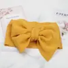 Flor de Bolha Crianças Milho Grãos Laço Grande Faixa de Cabelo Lenço de Cabeça Adereço de Cabeça para Foto de Recém-nascido Acessórios de Cabelo