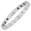 Pulseira Magnética de Peixe Pequeno com Strass em Liga de Zinco Cruzada, Não Desbota, Destacável, Joia Galvanizada, Acessórios Femininos, Atacado