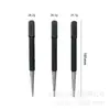 Posicionador de Perfuração Yunbei Posicionador de Furação Prego de Furação Redonda Prego de Furação Conjunto de 3 Peças Preto 1,5/2/3mm