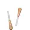 Cabo de Bambu Aço Inoxidável Lixa de Unha Dupla Face Artefato de Polimento de Unhas Ferramenta Tira de Esfregar Manicure Tira de Polimento Lixa de Manicure Polimento de Unhas Sofisticado