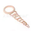 Procesamiento y Personalización de Accesorios DIY, Anillos de Madera Color Madera, Accesorios para Bolsos de Madera de Loto, Fabricantes de Anillos de Madera