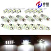 Juego combinado de LED para coche 20 Piezas T10 intermitente luz de posición doble punta luz de lectura luz de matrícula luz interior